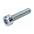 Винт с цилиндрической головкой и внутренним шестигранником М5х6 DIN 912 класс прочности 12.9 оцинкованная сталь